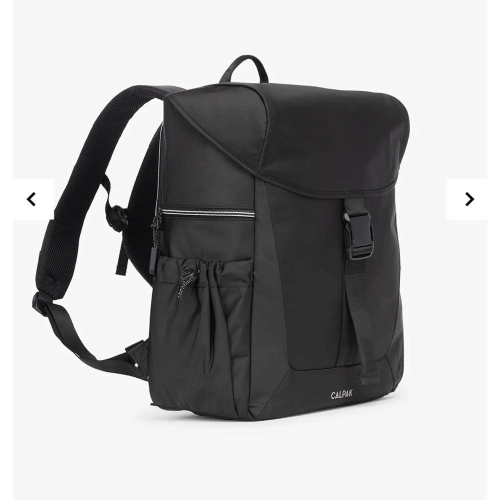 NWT unisex CALPAK Fit Gym Backpack in Black - Picture 4 of 17